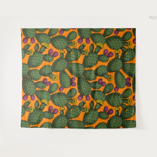 woestijnzonsondergang wandkleed (Voorkant (horizontaal))