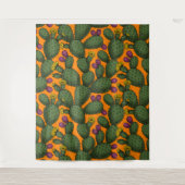 woestijnzonsondergang wandkleed (Voorkant)