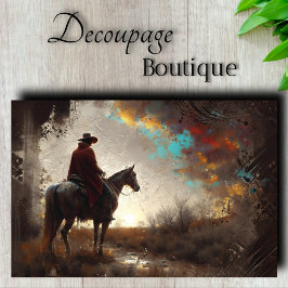 Woestijnzwerversdecoupage Tissuepapier