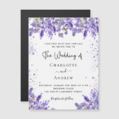 Woewdderbruinkoolvis Magnetische Uitnodiging (Voorkant / Achterkant)