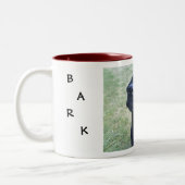 Wof Bark! Tweekleurige Koffiemok (Links)