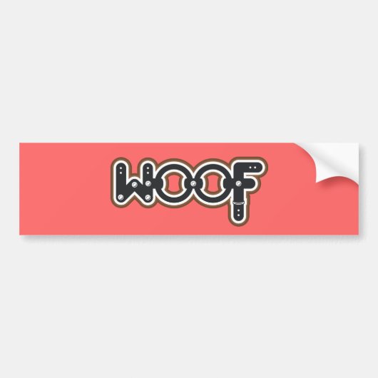 Wof Bumpersticker (Voorkant)