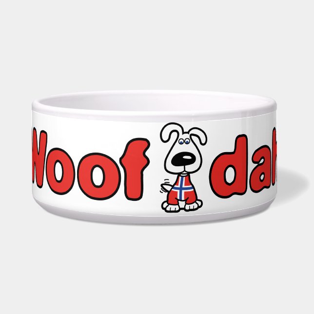 Wof Dah Dog Bowl Voerbakje (Voorkant)