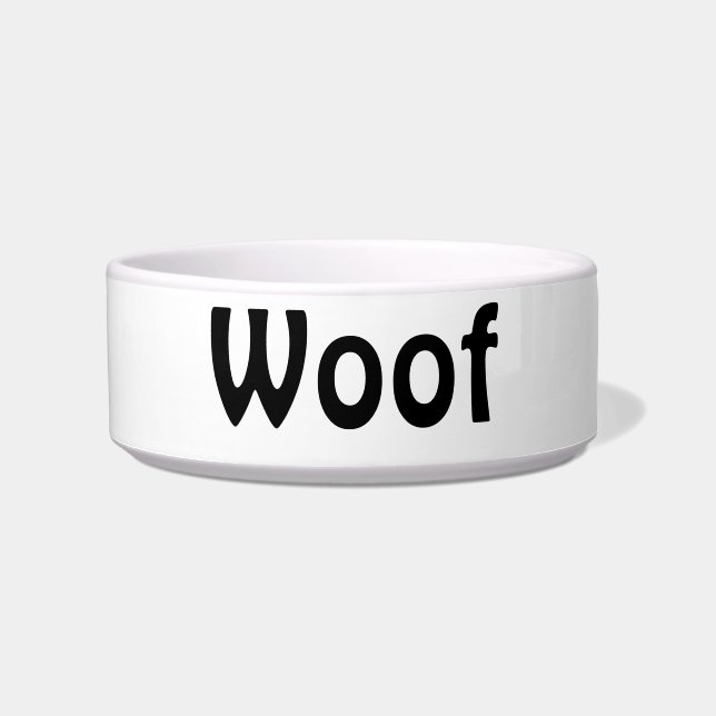 Wof Dog Bowl Voerbakje (Voorkant)