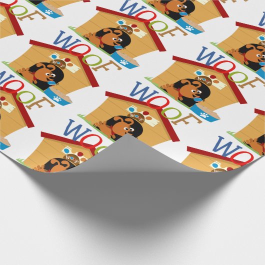 Wof Dog Cadeaupapier (Hoek)
