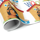 Wof Dog Cadeaupapier (Rol Hoek)