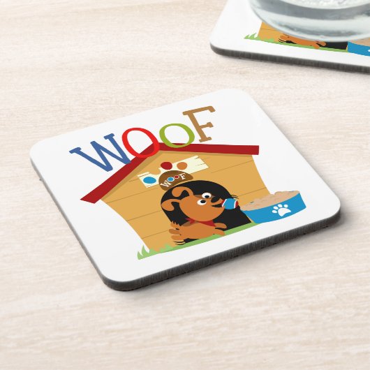 Wof Dog Drankjes Onderzetter (Linkerzijde)