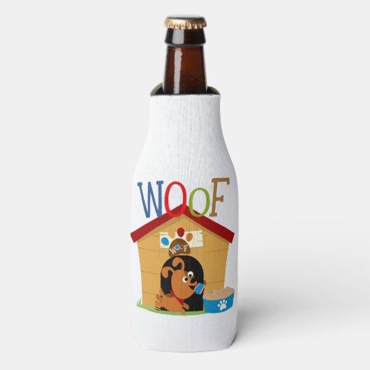 Wof Dog Flesjeskoeler (Fles Voorkant)