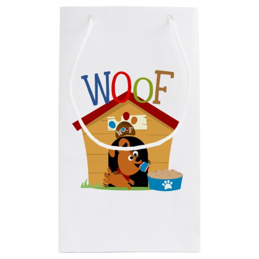 Wof Dog Klein Cadeauzakje (Achterkant)