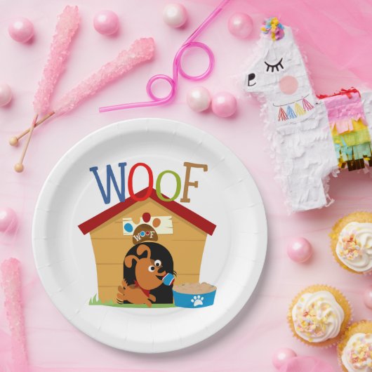 Wof Dog Papieren Bordje (Feest)