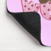 Wof Dog Pink Tshirts en Gifts Muismat (Hoek)