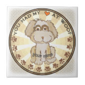 Wof Dog Tegeltje (Voorkant)