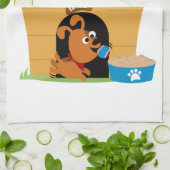 Wof Dog Theedoek (Gevouwen)