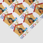 Wof Dog Tissuepapier (Detail)