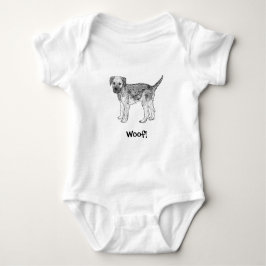 Wof. Doggy Baby Bodysuit - Border Terrier