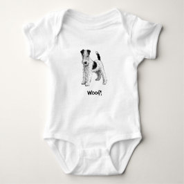 Wof. Doggy Baby Bodysuit - Fox Terrier