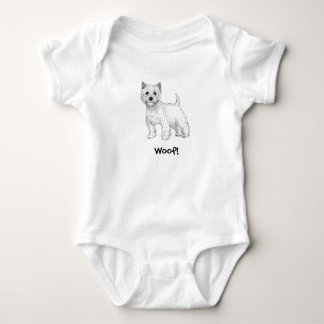 Wof. Doggy Baby Bodysuit - West Highland Terrier