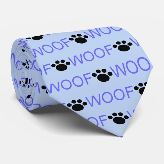 Wof- en Paw-Stropdas Stropdas (Opgerold)