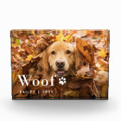 Wof | Foto van uw hond en een pooafdrukken (Voorkant)