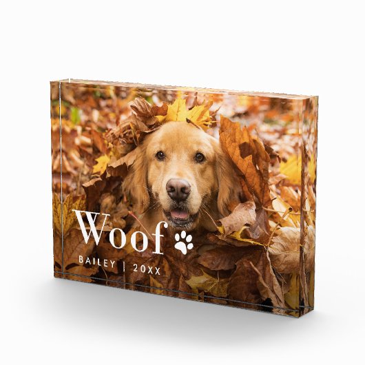 Wof | Foto van uw hond en een pooafdrukken (Rechts)