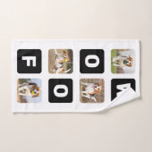Wof Gepersonaliseerd Hondenliefhebber Foto collage Handdoek (Handdoek)