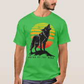 Wof howling at the moon t-shirt (Voorkant)