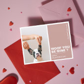 Wof jij mij bent | Valentijnse Dog Briefkaart