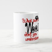 Wof - Jumbo-Mok Grote Koffiekop (Voorkant)