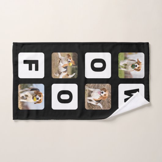 Wof Persoonlijke foto-inkuilet Lover Dog  Bad Handdoek (Handdoek)