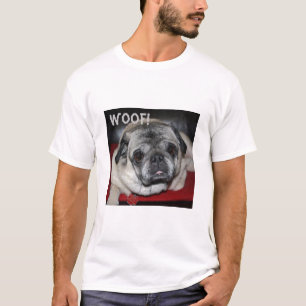 Wof Pug Mannen T-Shirt