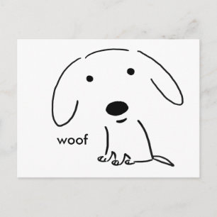 Wof Puppy Briefkaart