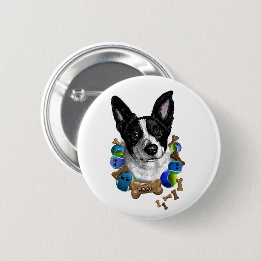 Wof. Ronde Button 5,7 Cm (Voorkant /achterkant)