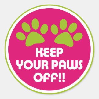 Wof-Sticker Ronde Sticker