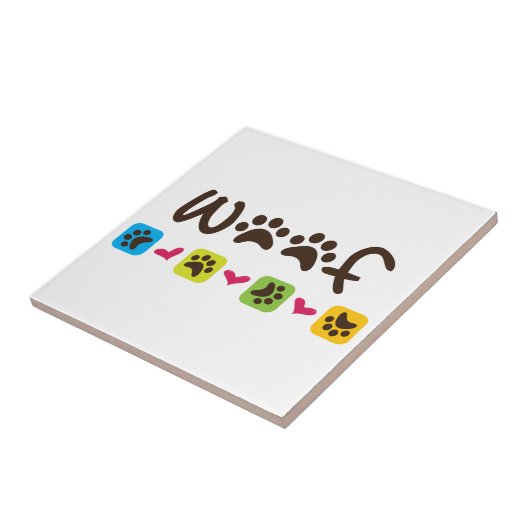 Wof Tegeltje (Zijkant)