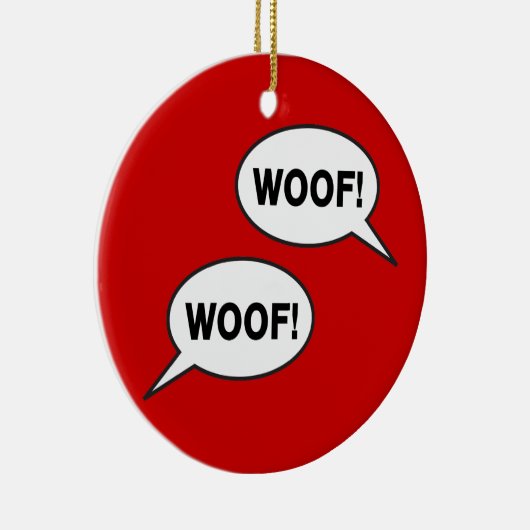 Wof Wof Keramisch Ornament (Rechts)