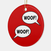 Wof Wof Keramisch Ornament (Links)