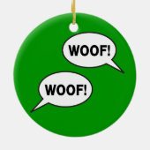 Wof Wof Keramisch Ornament (Achterkant)