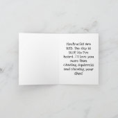 Wof. Wof. Wof. Dat betekent een gelukkige verjaard Kaart (Binnen)