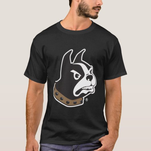Wofford Terriers Links Borst Icoon T-shirt (Voorkant)