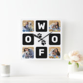 WofHondenliefhebber van de Drukt Gedeelte van de F Vierkante Klok (Huis)