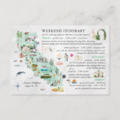 Wogadeweek in Napa | Reiskaart Informatiekaartje (Voorkant)