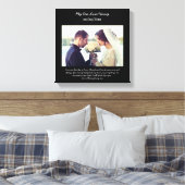 Wogaffect voor vernieuwing man canvas afdruk (Insitu (Slaapkamer))