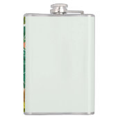 Wogende Dschungel-Harmonie Heupfles (Achterkant)