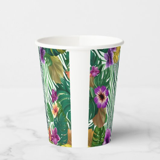 Wogende Dschungel-Harmonie Papieren Bekers (Links)
