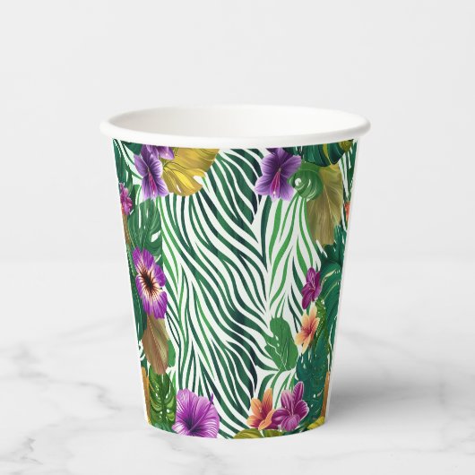 Wogende Dschungel-Harmonie Papieren Bekers (Voorkant)