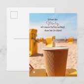 Wohlzeit Postkarten: Wenn der Montag mit einem Briefkaart (Voorkant / Achterkant)