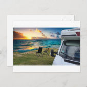 Wohnmobil am Meer Kaffeetasse Briefkaart (Voorkant / Achterkant)