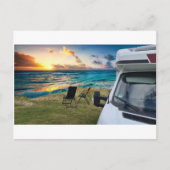Wohnmobil am Meer Kaffeetasse Briefkaart (Voorkant)