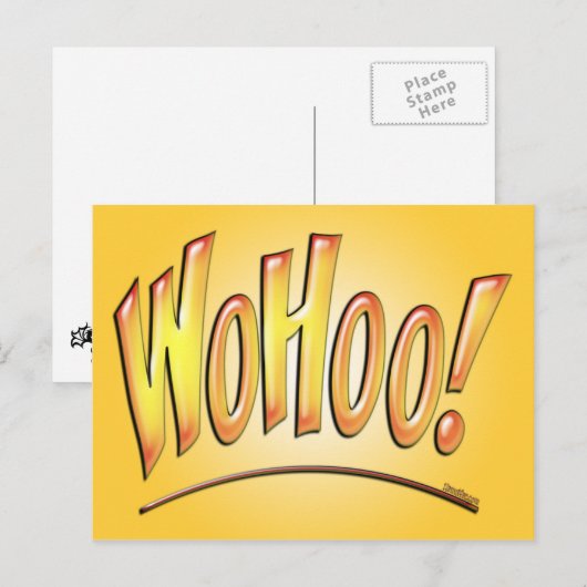 WoHoo! Briefkaart (Voorkant / Achterkant)
