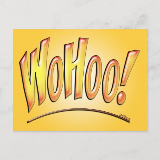 WoHoo! Briefkaart (Voorkant)